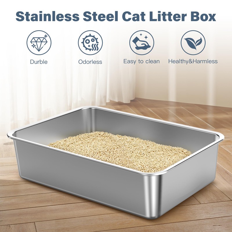 1Pack 23.6" x 16" x 6" Deep&Extra Large Stainless Steel