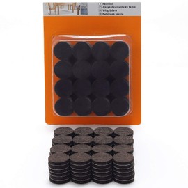 Felt Furniture Pads - 96 Premium Felt Pads Floor Protector Beige - Chair Felts Pads for Furniture Feet Wood Floors - Best Furniture Pads for Hardwood Floors - Protect Your Wood Floors! (Grey)