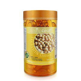 SPRING LEAF Lecithin 1200mg 200 tablets 1 container, 1 unit / SPRING LEAF 스프링리프 Lecithin 레시틴 1200mg 200정 1통, 1개
