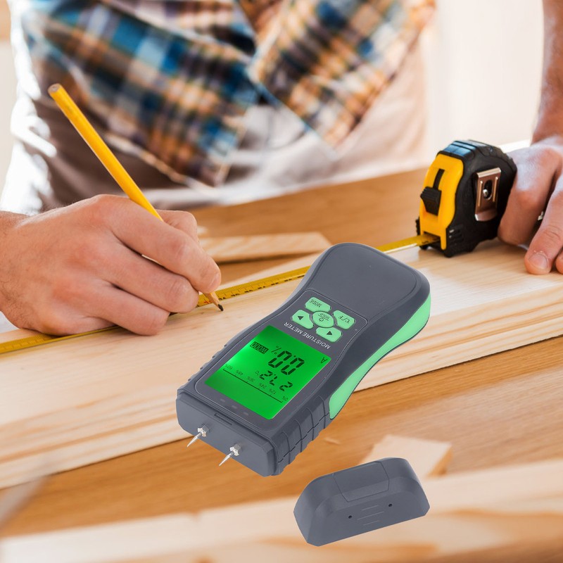 Moisture Meter LCD Digital Display Dampness Moisture Sensor Detector for