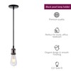 iTrend Vintage Ceiling Pendant E27 Lamp Holder Braided Light Fitting
