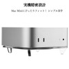 Juckier Mac Mini M4 Stand Acrylic Transparent Desktop Holder for