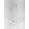 Single Clear Acrylic Sword Stand, Individual Units for displaying Angled