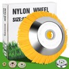 XTDMJ Weed Brush Nylon Brush, 200 mm x 25.4 mm