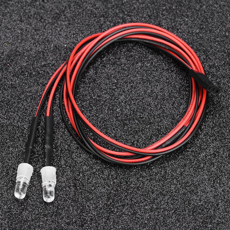 Milltrip 2PCS RC Car LED Light, 5mm RC Headlight RC