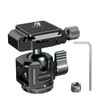 Leapluminin Low Profile Camera Tripod Ball Head, 360° Rotating Ball