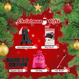 QNQZ Balayage Highlight Wear and Go Glueless Wigs Human Hair Pre Plucked Pre Cut 180% Density Balayage Lace Front Wigs Human Hair 13x4 HD Lace Ombre Body Wave Wig Human Hair Wigs for Women 32 Inch