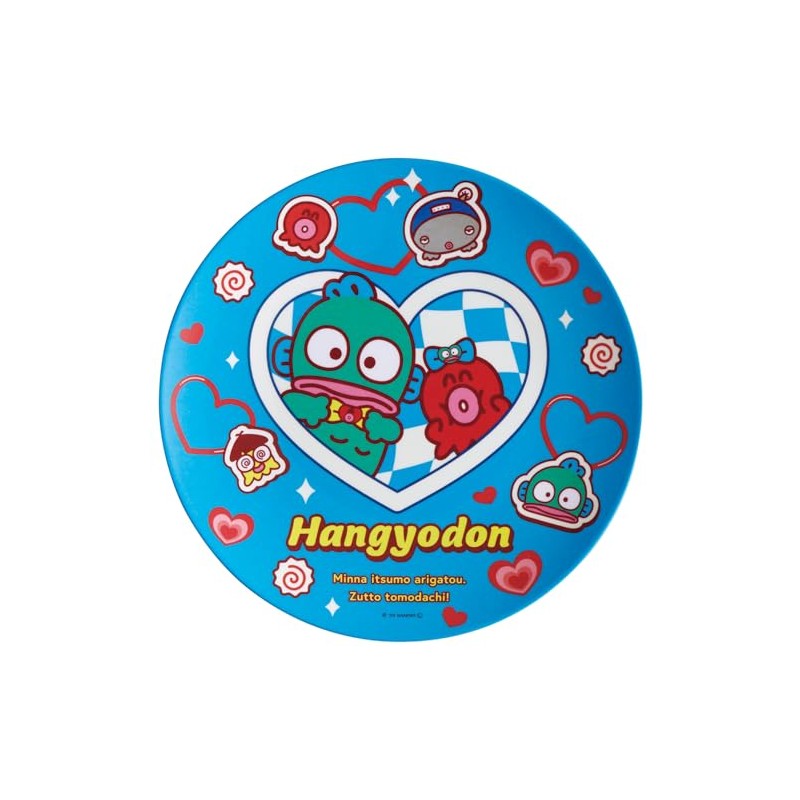 Skater MPL20P-A Melamine Plate, 7.9 inches (20 cm), Sanrio Hangyodong,