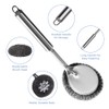 orimetre Long Handle Steel Wool Brush Set – 6 Replacement