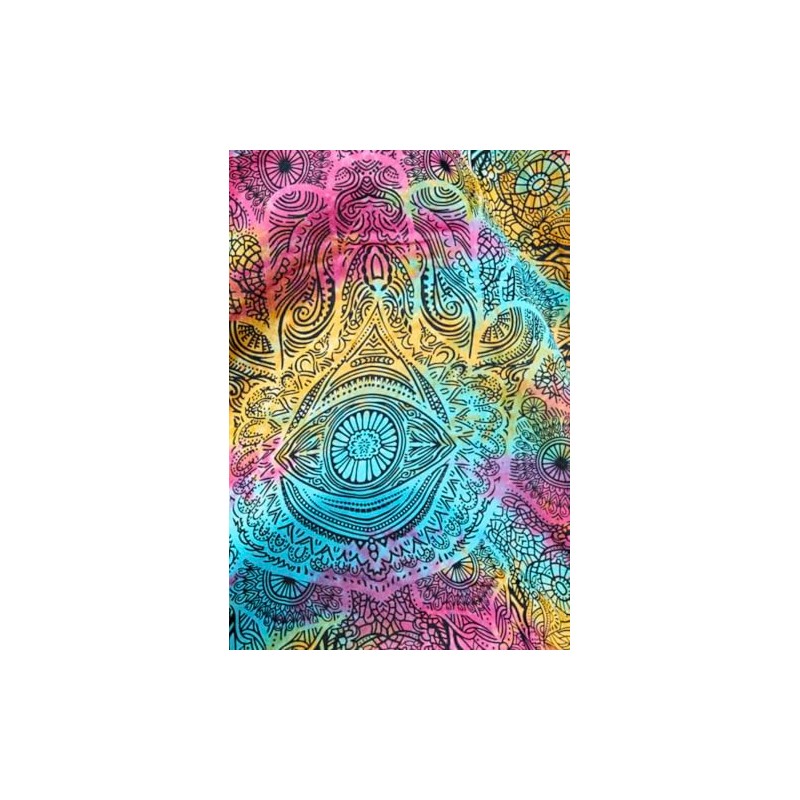 Original Kikan Tie Dye Mandala Tapestries Home Decor Wall Hanging