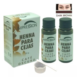 Impression Kit Henna Cejas Hd Tipo Microblading Semipermanente Colores