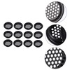 Gatuida 20 Pcs Stainless Steel Louvered Vent Covers Round Air