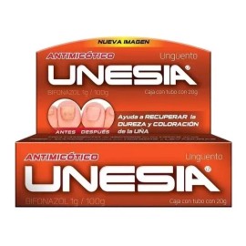 Unesia Antimicótico Ungüento Para Hongo De Uñas 20gr