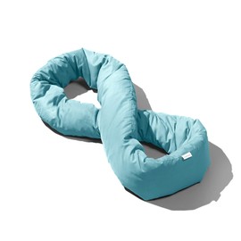 Huzi Infinity Pillow - Home Travel Soft Neck Scarf Support Sleep Nap (Airy Blue)
