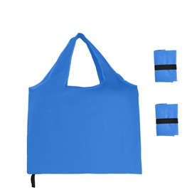 Criyar - Paquete de 2 bolsas plegables para compras, impermeable, reutilizable, bolsas de nailon (color azul, 2)