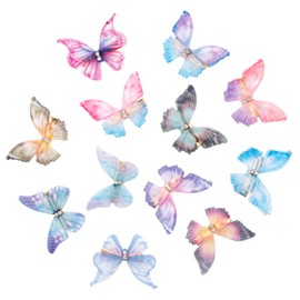 12PCS Butterfly Hair Clips, Colorful Realistic Butterfly Clips Hair Accessories for Women, Adorable Small Hair Clips for girls, Hair Barrettes Clips for styling (Multicolor1)