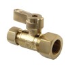 Kingston Brass KF5335PB 5/8" OD x 3/8" OD Comp Straight