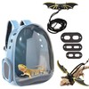 kathson Bearded Dragon Carrier with Harness and Leash Set, Large