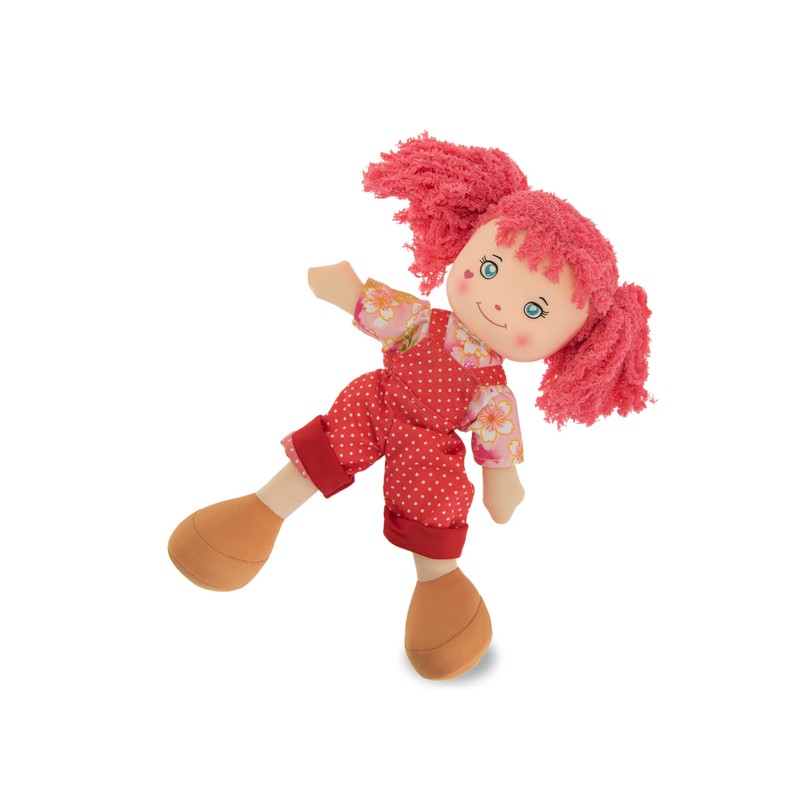 Teorema - Carlotta Bambola di Pezza con Capelli Colorati, Bambola