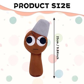 Peluche Sprunki, 9.8 inch Sprunki Plush Peluche, Bambola di Peluche Sprunki, Sprunky Figure Peluches Regali per i Fan, Giocattoli di Peluche Sprunki Carini Plushies Toys