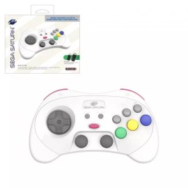 SEGA Retro-Bit SEGA Saturn® 2.4GHz Wireless Pro Controller White