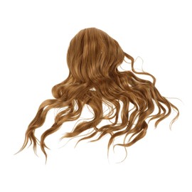 OATIPHO Stylish Wavy Wig for Women High Temperature Hair Wig for Festivals Daily Wear Breezy Wave Bundles Elegant Costume Accessory