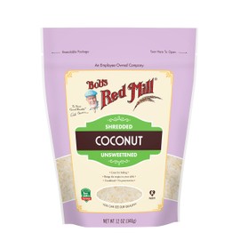 Bob's Red Mill Shredded Coconut, 12oz (Pack of 1) - Non GMO, Fair Trade Certified, Vegan, Paleo Friendly, Keto Friendly Friendly, Kosher