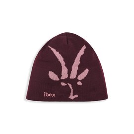 IBEX Merino Wool Beanie – Soft & Lightweight Knit Winter Hat for Men & Women | Warm, Breathable, Moisture-Wicking Skull Cap for Hiking, Running & Cold Weather (Red Wine)