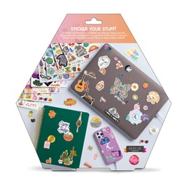 Craft Crush — Commitment-Free Removeable No Mess Stickers — Add to Laptops Phone Cases & More — Over 400 Stickers — For Ages 13 and Up