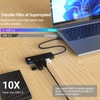 USB C Hub, TOTU 4-Port USB C Hub Extra Light