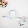 Lezevn Soft Lamb Headband Sheep Ears Headband White Hair Accessories