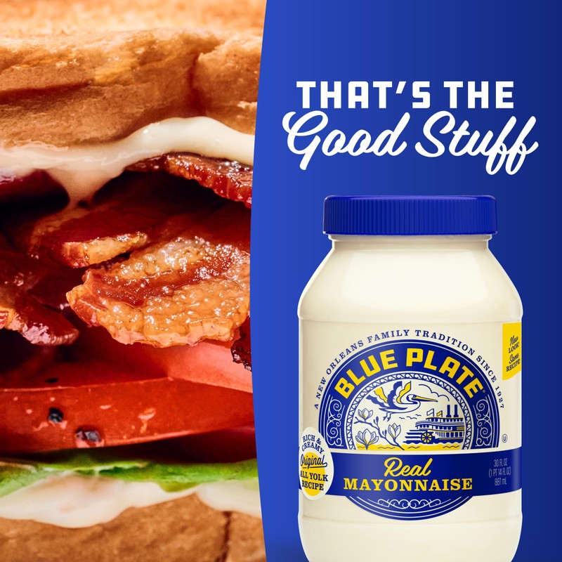 Blue Plate Light Mayonnaise, 18 Fl Oz Squeeze Bottle (Pack