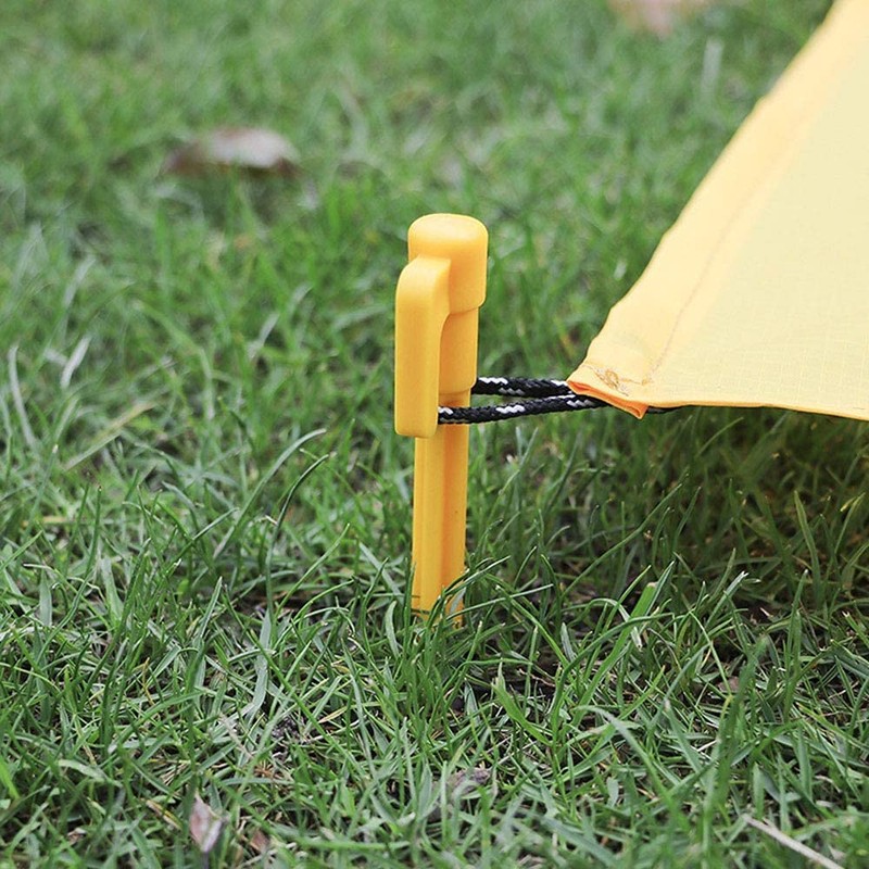 60 x Heavy Duty Plastic Garden Pegs Awning Camping Pegs
