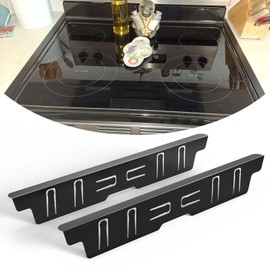 Stainless Steel Stove & Counter Top Gap Covers - Oven Gap Filler Kit 23.4" - Heat Resistant Slide-in Range Trim Guard for Seamless Kitchen Accessories Easy Clean