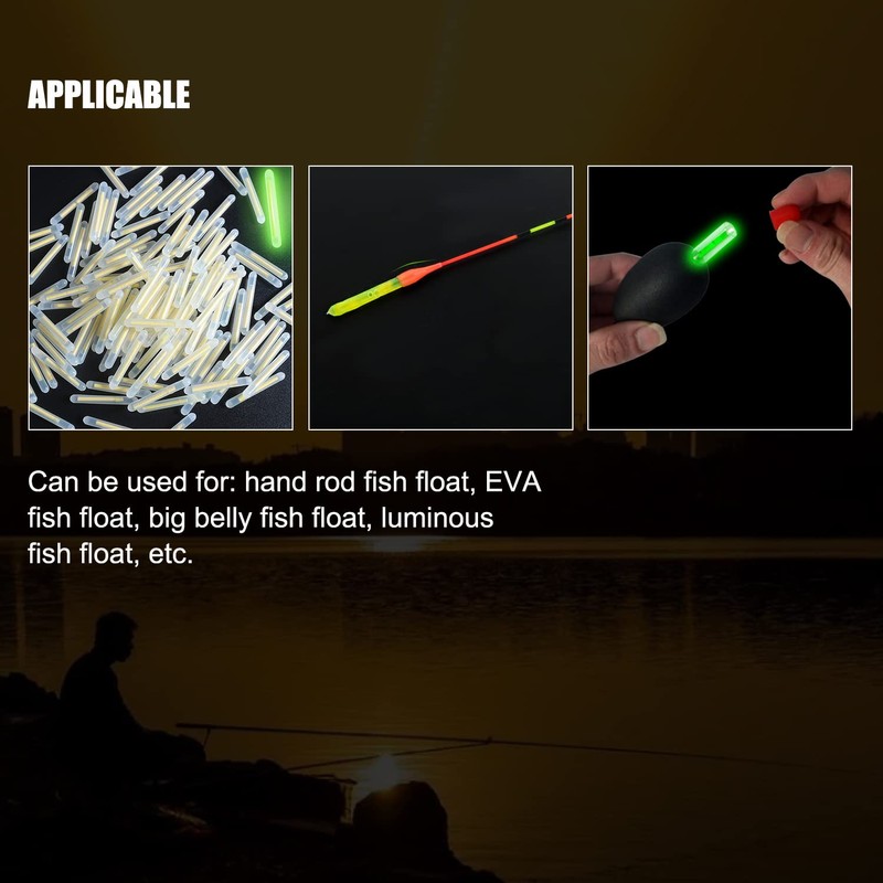 Dingbear 60 x glow sticks (large/20 pieces, medium/20 pieces, small/20