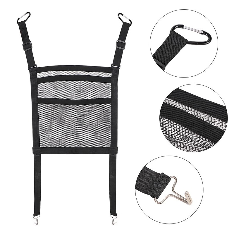 Car Seat Storage Organiser Mesh Hanging Storage Hanging Bag Between