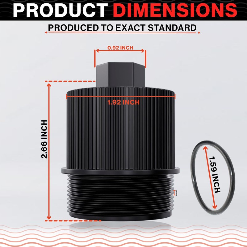 Swimables 190030 Pentair Filter Drain Plug | Compatible with Pentair