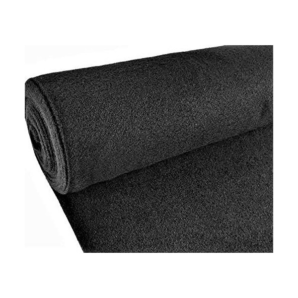 American Terminal C21BK 21' Length X 4' Wide Black Carpet