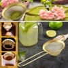 Matcha Sifters with Handle, 5/6/7CM Loose Tea Strainer Set, Stainless