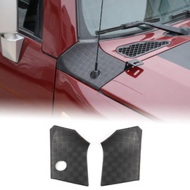 Cowl Body Armor Outer Cowl Covers Side Corner Guards Compatible with Toyota FJ Cruiser 2007-2021 Car Hood Side Corner Guard Hood Side Panel Protection Protection Trim Cover ABS Exterior Accessories