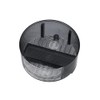 Rear light cap, round, smoke grey, diameter 120 mm with