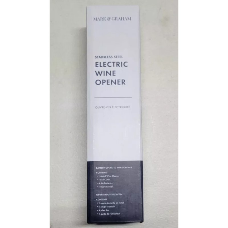 Mark&Graham Mark & Graham electric wine opener w/foil cutter &
