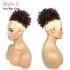 Allyreetress Afro Puff Drawstring Ponytail Extensions with 2 Bangs Pineapple