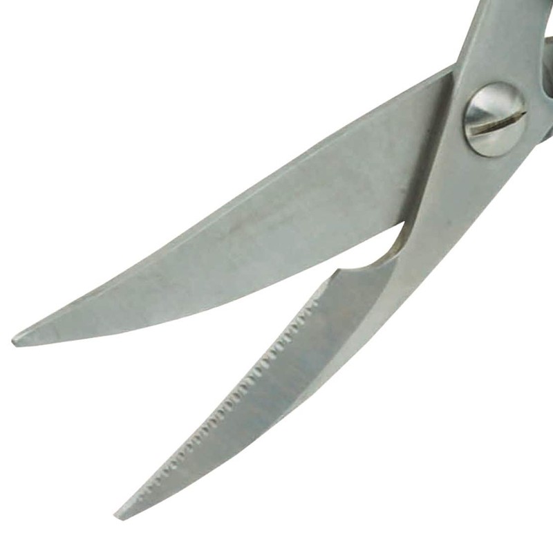 MasterClass Professional Poultry Shears, Soft-Grip Stainless Steel Meat/Pountly Shears, 24cm