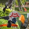 FUSHUI 4 Pack Strimmer Spool, Autofeed Spool and Line,Strimmer Line