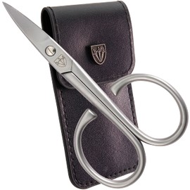 3 Swords Germany - Stainless Steel INOX Curved Nail Scissors - Strong Scissors for Strong People with case by 3 Swords Germany