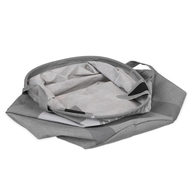 Relaxdays Childrens Storage Basket, Raccoon Design, Foldable, H 55 x