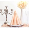 50 Apartina Napkins Fabric-Like Airlaid, Plain, Bleached Apricot, Size 40