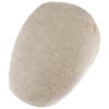 Stetson Herringbone Linen Flat Cap Peaked Cap Men's - Linen