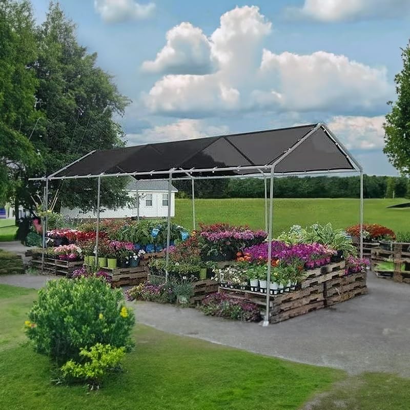 8' x 30' (Black) HD Mesh Tarp Net Sun Shade